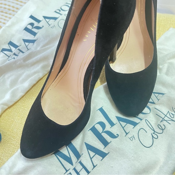 Maria Sharapova for Cole Haan Suade Platform Heels - Picture 7 of 12